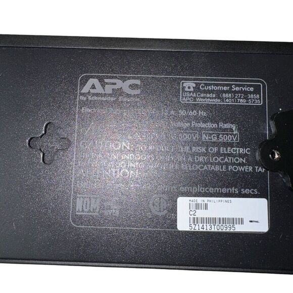 APC C2 Power Filter APC AV C Type 2 Outlet Wall Mount Power Filter 120V - Picture 3 of 4